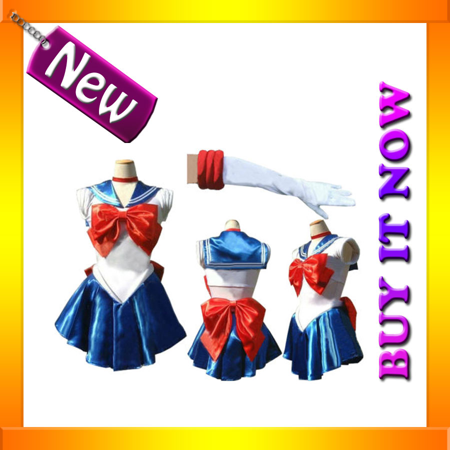 G33 Sailor Moon Costume Cosplay Uniform Fancy Dress Up Sailormoon Outfit And Glove Ebay 2309